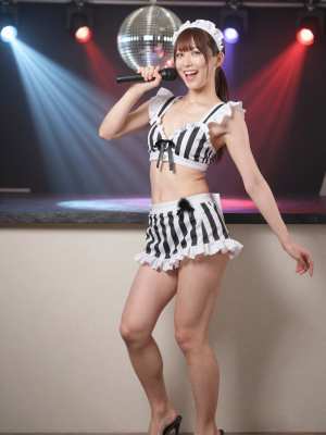 メイドの楽しい掃除ダンス