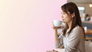 至福のカフェ時間 ライフスタイル素材