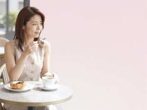 至福のカフェ時間 ライフスタイル素材