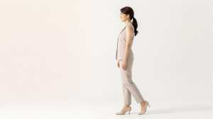 求人バナー素材: 上品なピンクの背景