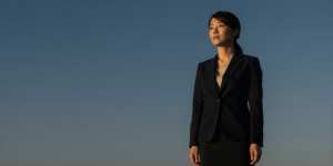 求人バナー素材: リーダーシップの青