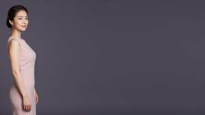 求人バナー素材: 優雅な黒紫の余白