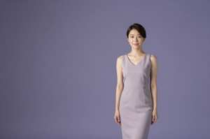 求人バナー素材: 紫のグラデーション