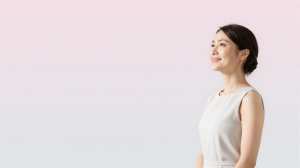 求人バナー素材: 希望に満ちたピンク