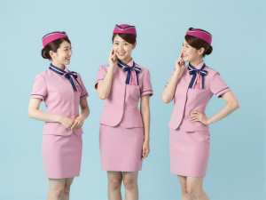 コンカフェ求人：パステルCA制服で夢のフライト！