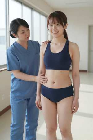 歩行をサポートする看護師