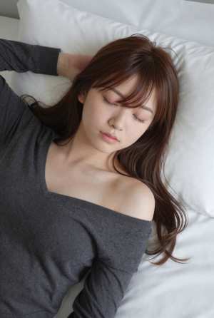 ベッドのリラックスフリー素材