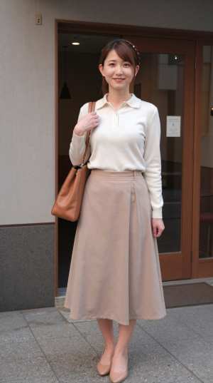 カフェで撮影された女性のポートレート