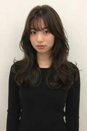 レース姿の美しい女性