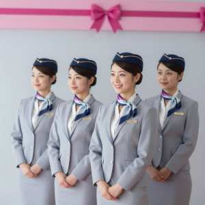 制服を着た4人の女性たちのポートレート