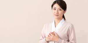 和服を着た女性の写真素材