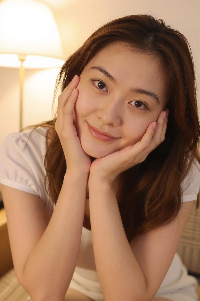 美しい女性ポートレート