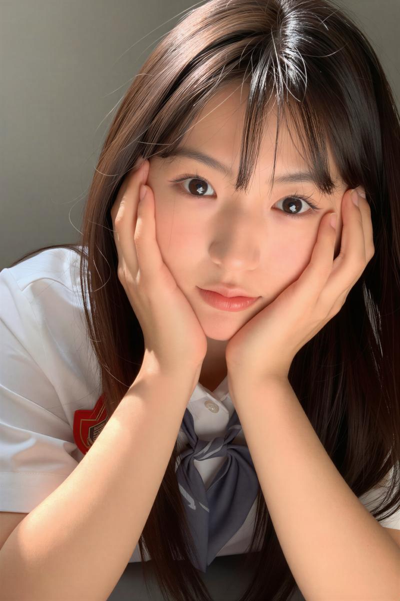 魅力的な人物ポートレート