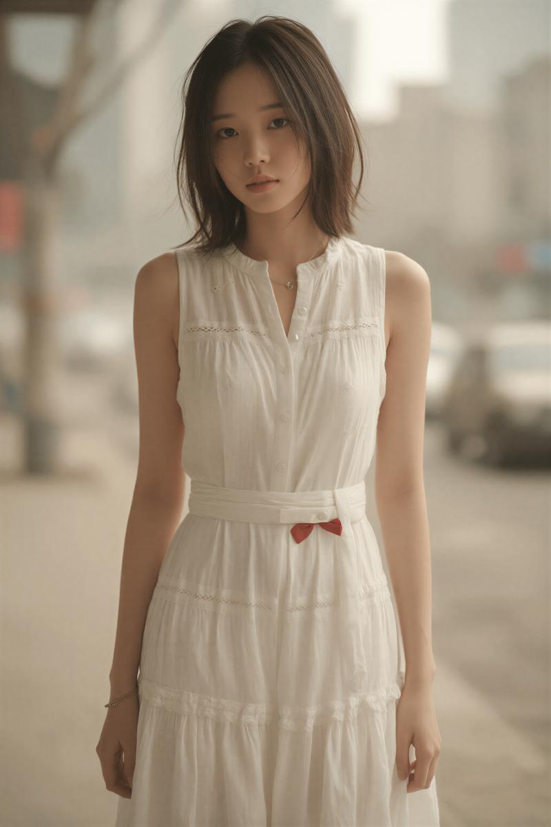 ドレス姿の美しい女性