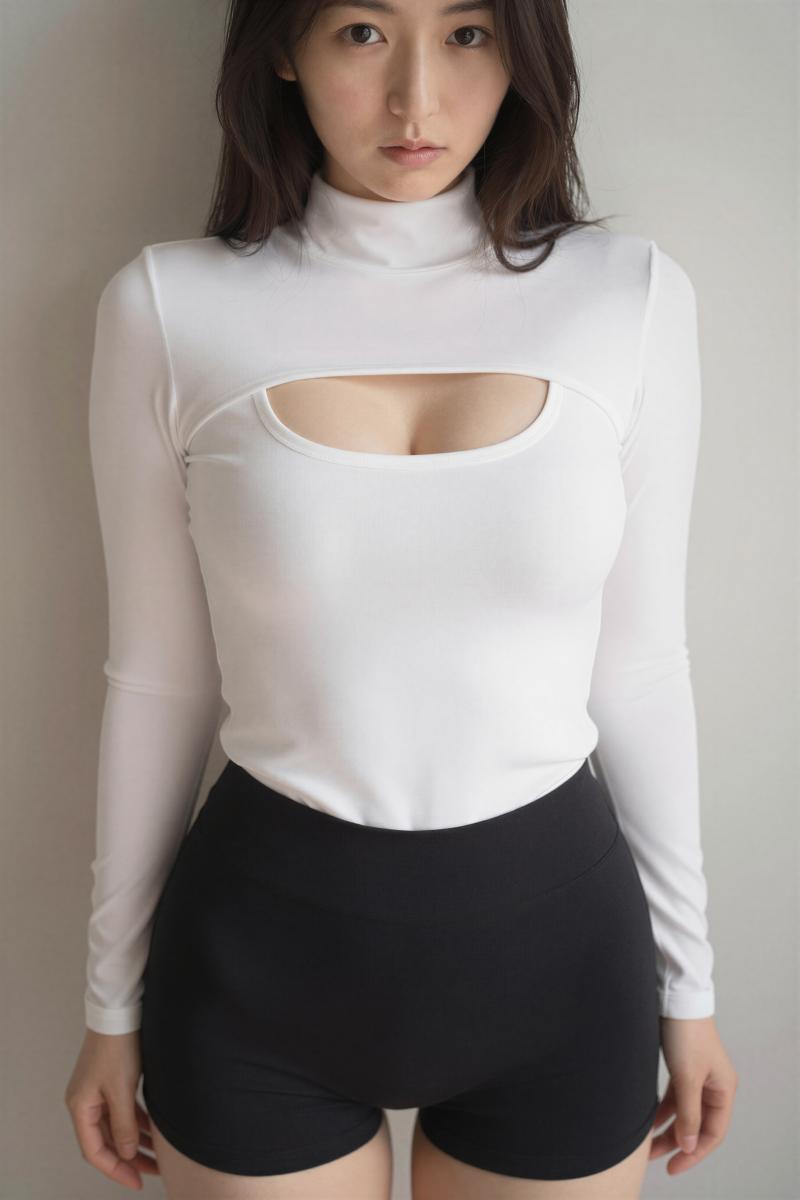 巨乳綺麗な女性のフリー写真素材