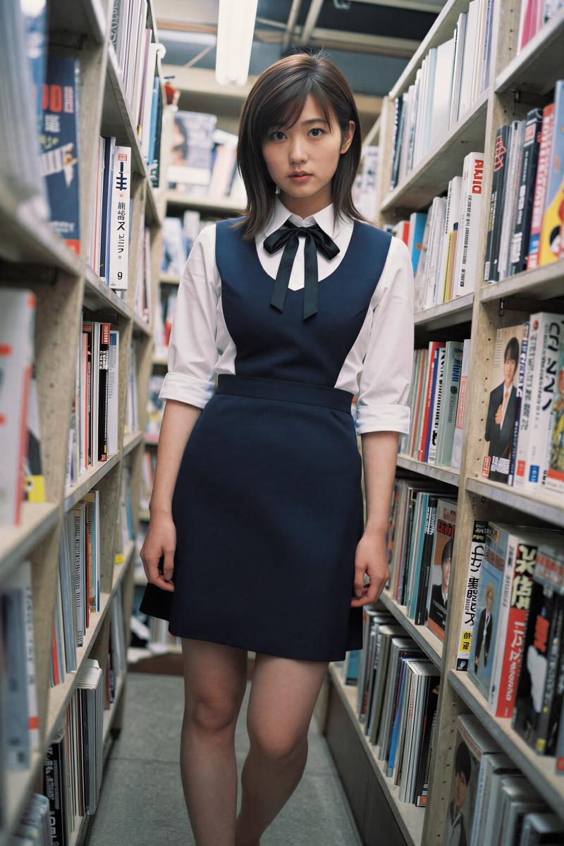 白ブラウスの美しいポートレート素材