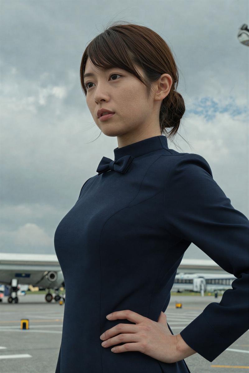 黒ドレスの美しいポートレート素材