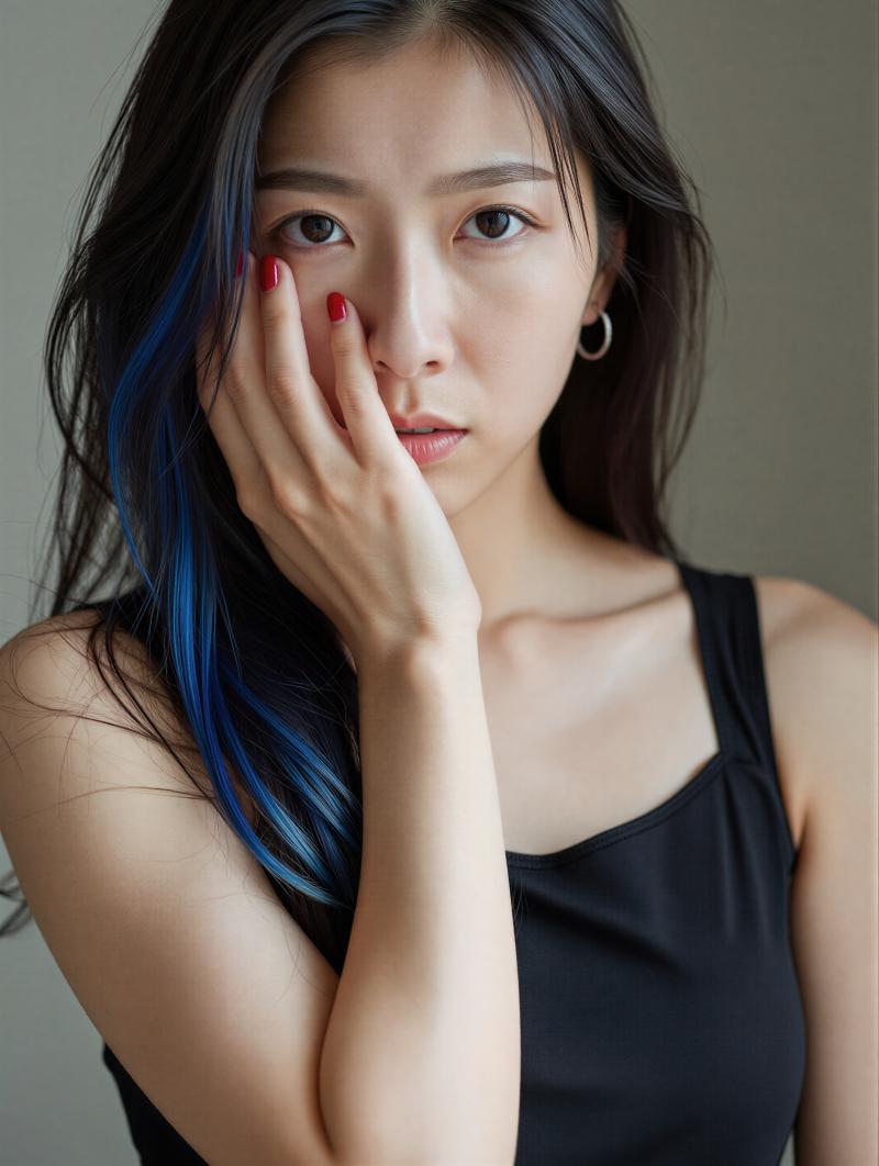 魅力的な人物ポートレート