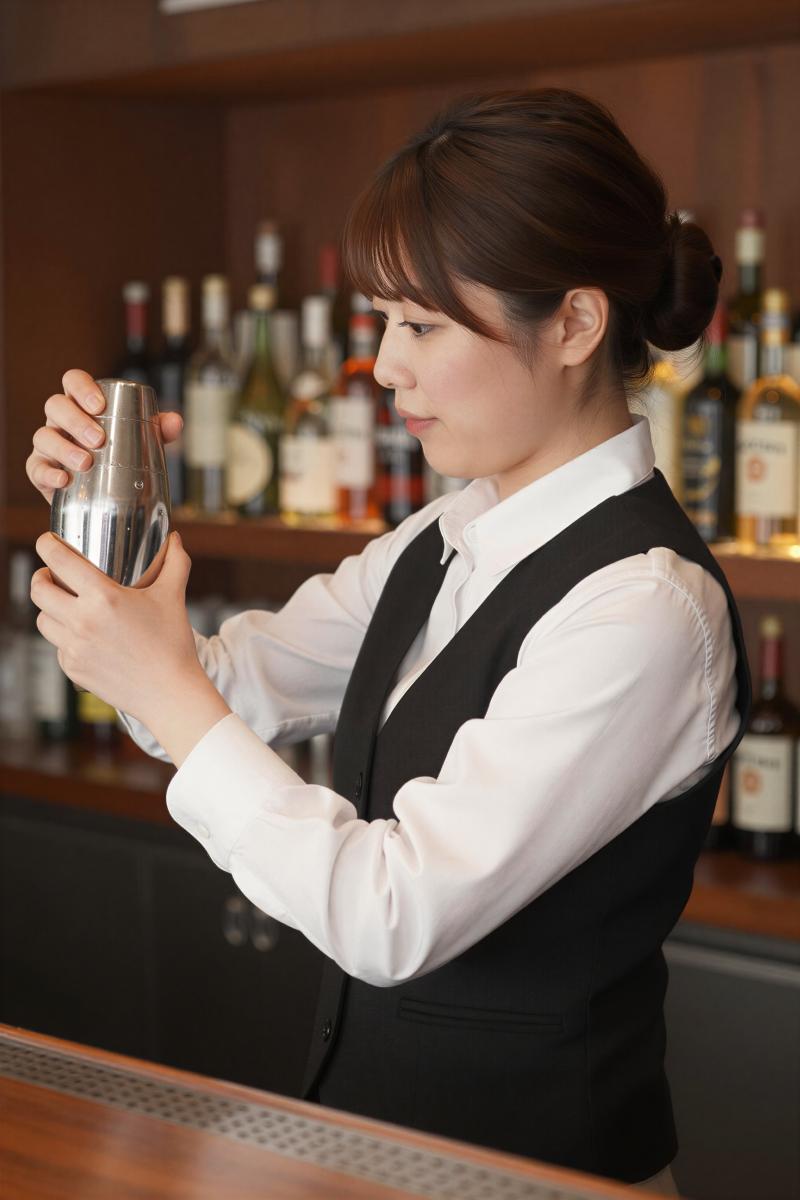 白シャツの美しいポートレート素材