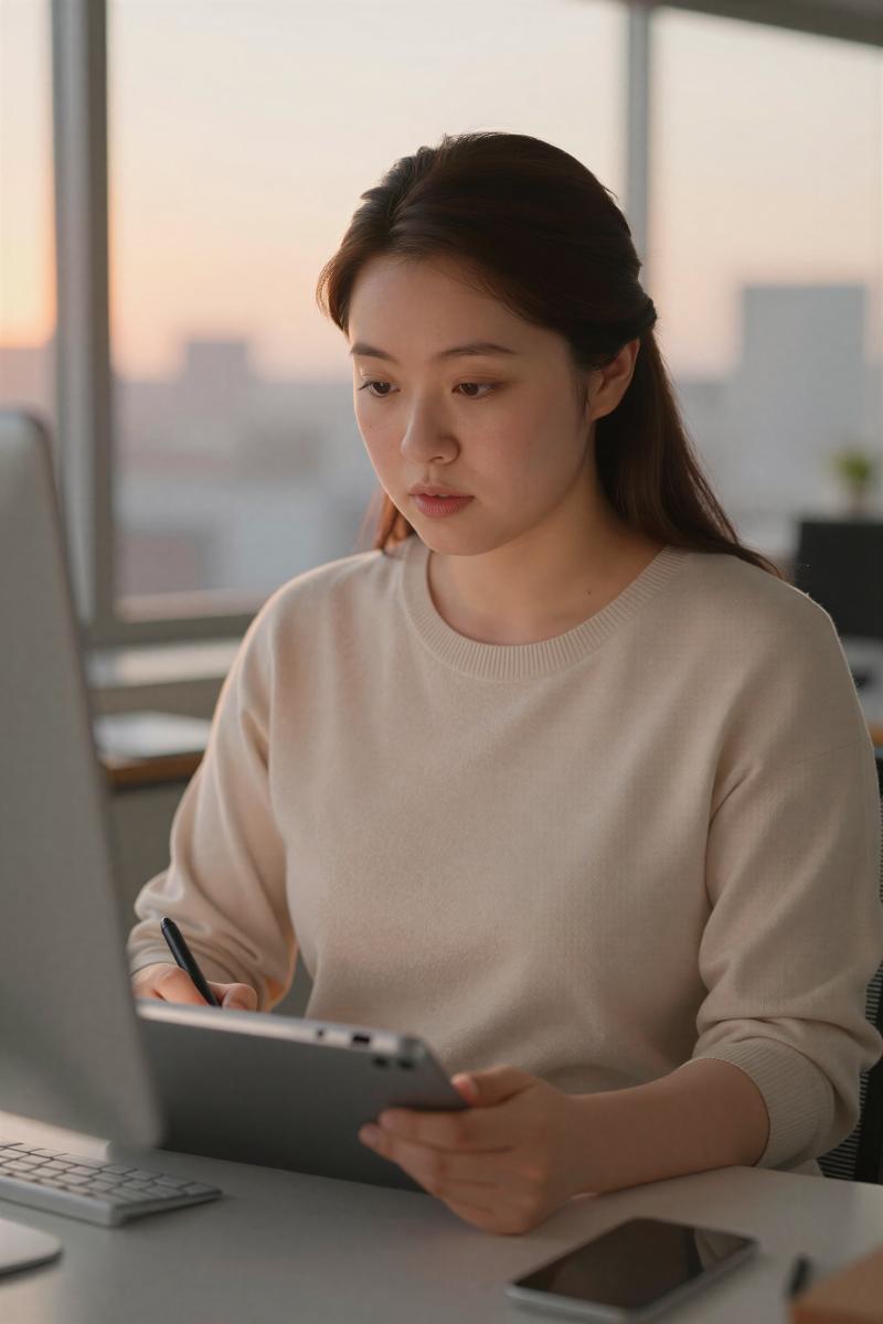 魅力的な人物ポートレート