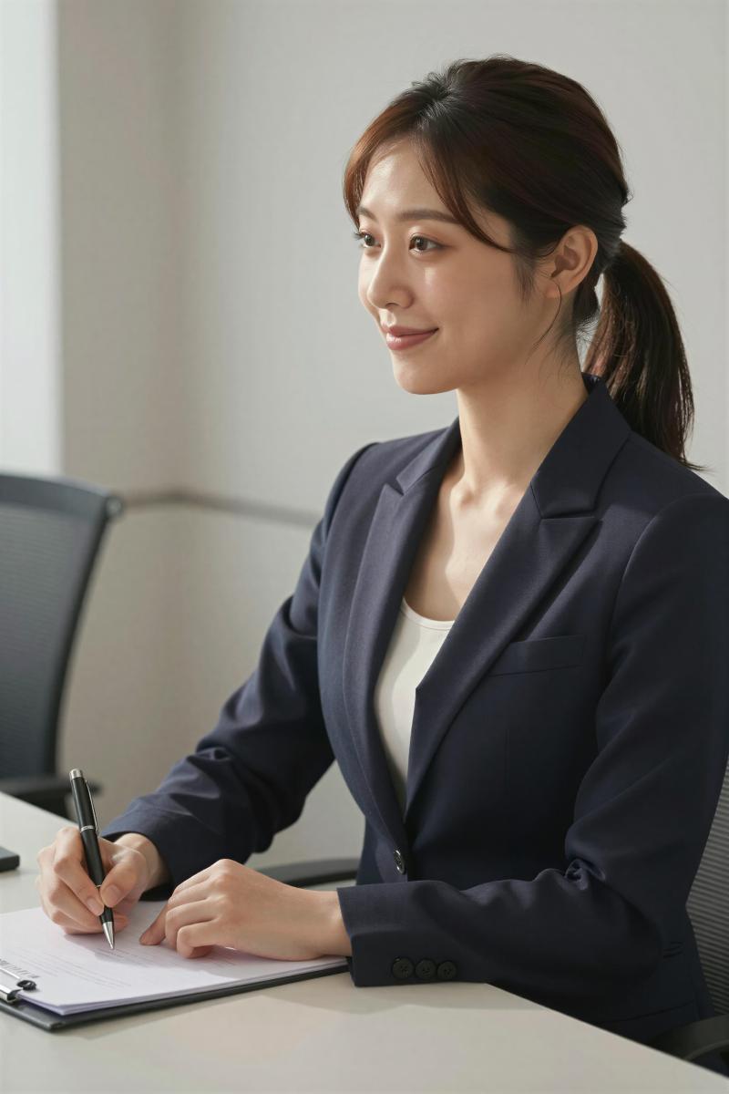 美しい女性ポートレート