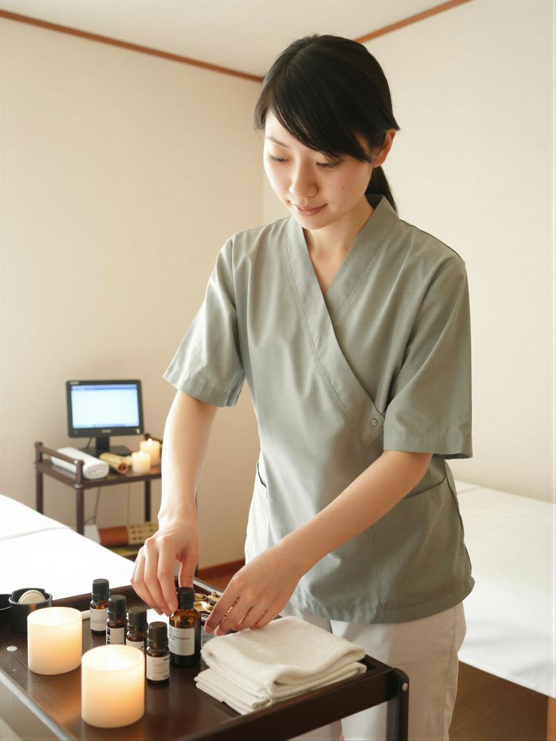 スパセラピストの準備