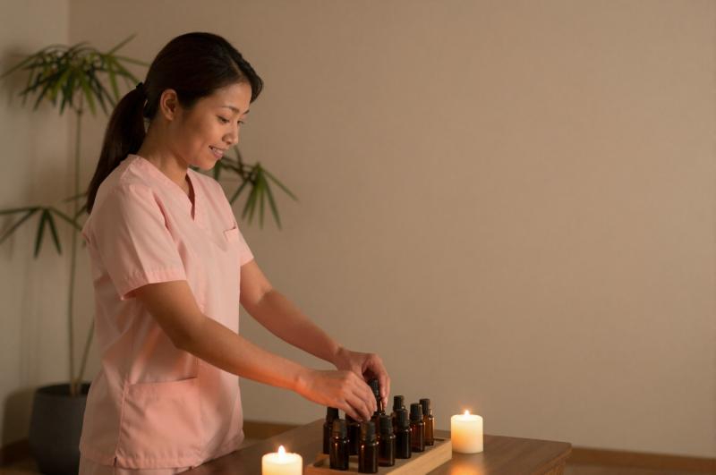 リラクゼーションサロン求人: 香りに包まれて働く