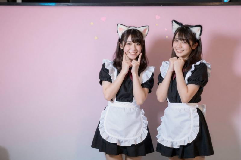 猫耳メイドのコンカフェ求人！