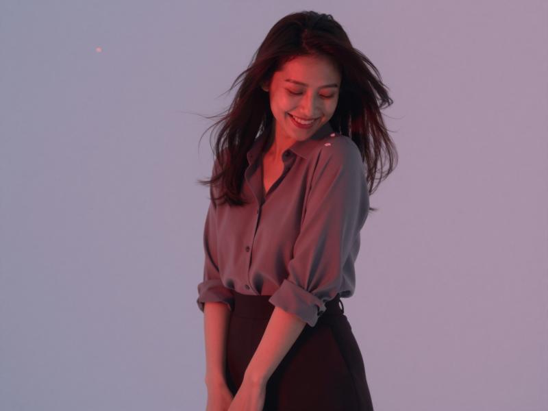 求人: 桜に包まれた横顔