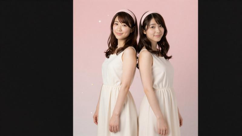 ガールズバー求人！可憐な笑顔の二人組