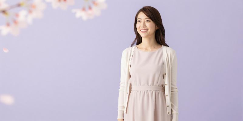 求人：春色の桜ドレス