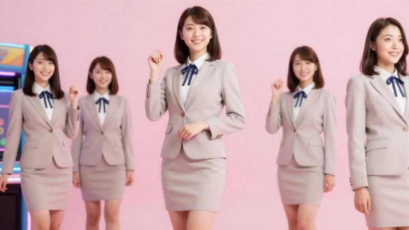 コンカフェ求人：OL風コスプレで働く