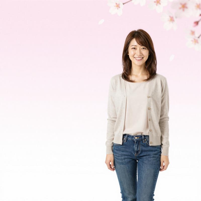 求人：春の輝きと快適なスタイル