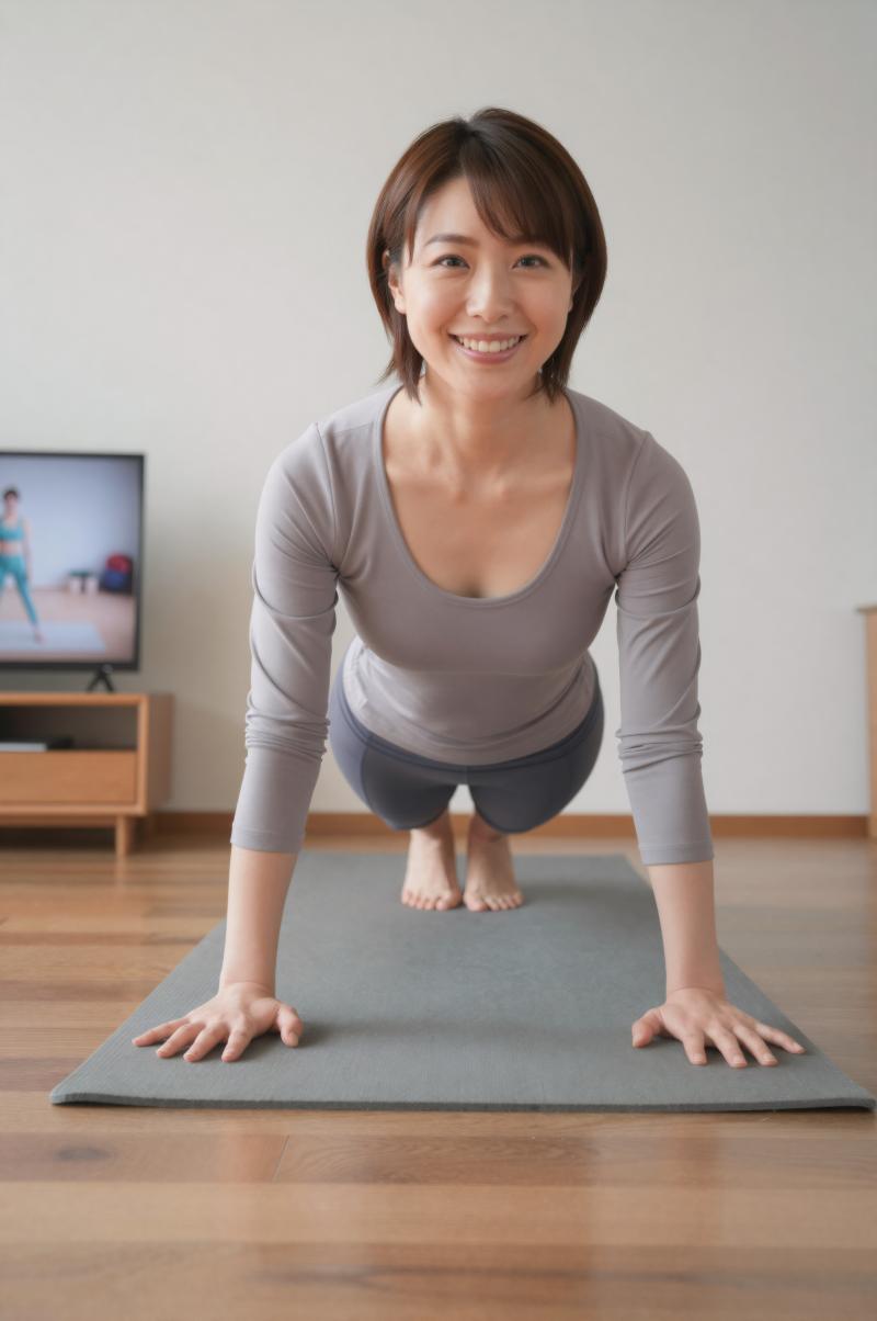 自宅で体幹トレーニング