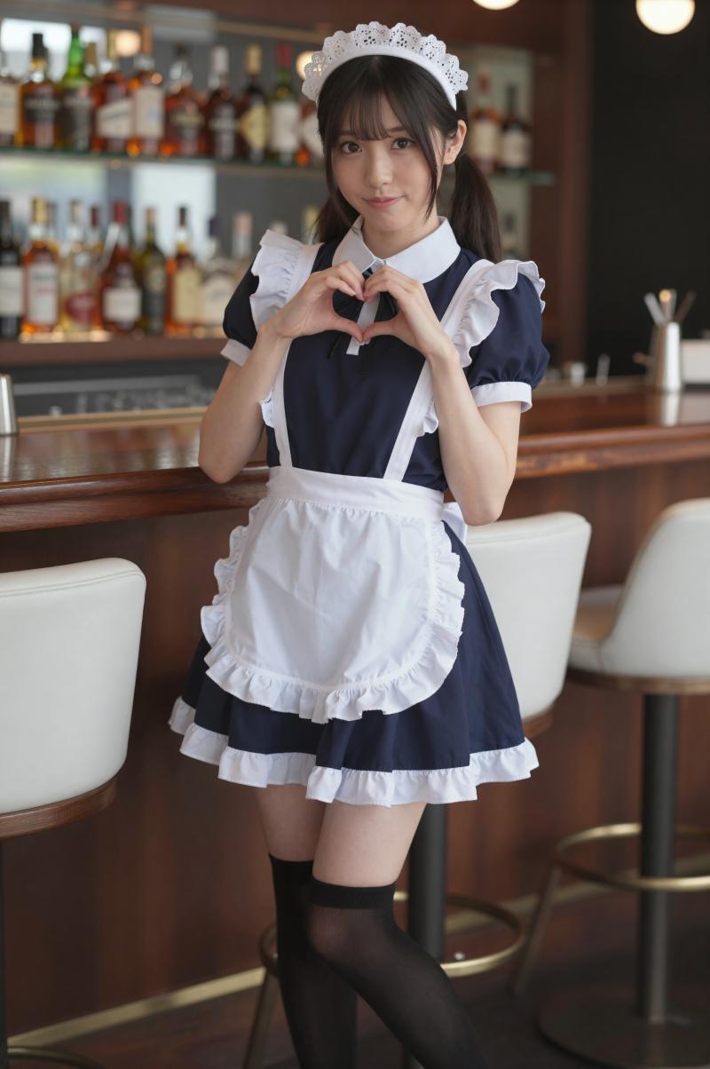 キュートなメイドの歓迎