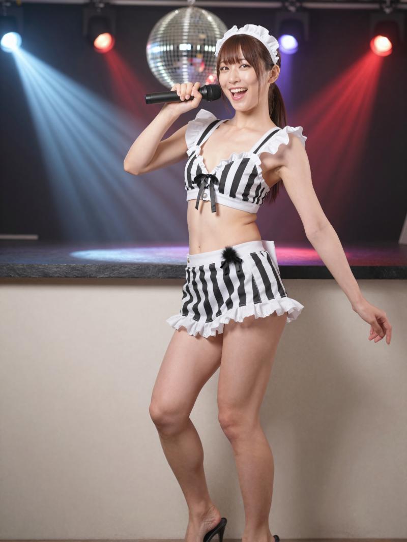 メイドの楽しい掃除ダンス