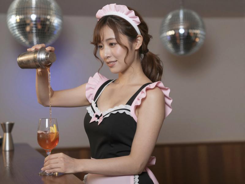 イベントメイドのカクテル