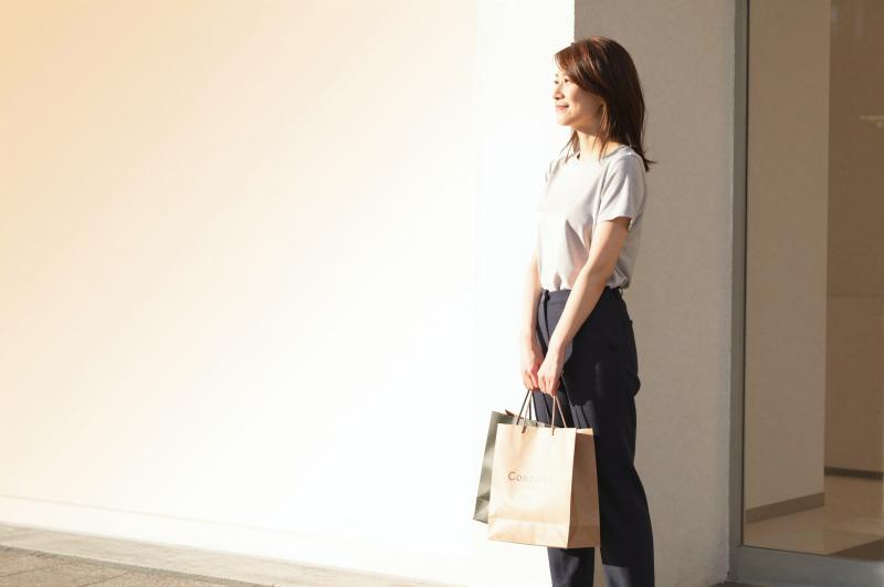 憧れの都会ショッピング ライフスタイル素材