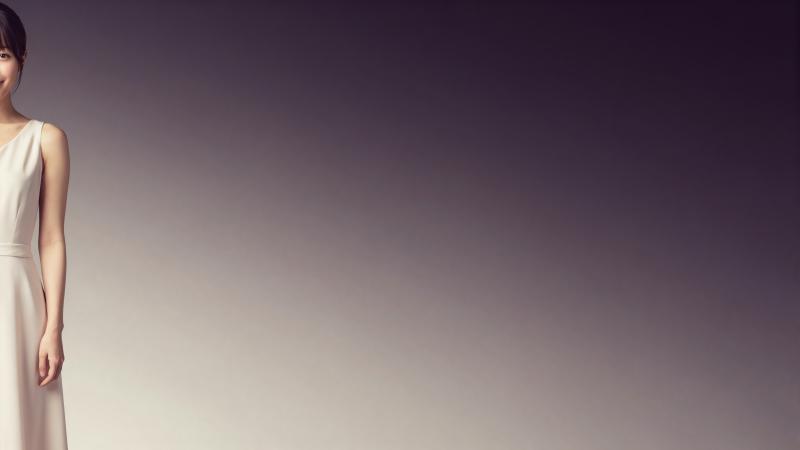 求人バナー素材：シックな紫黒グラデ