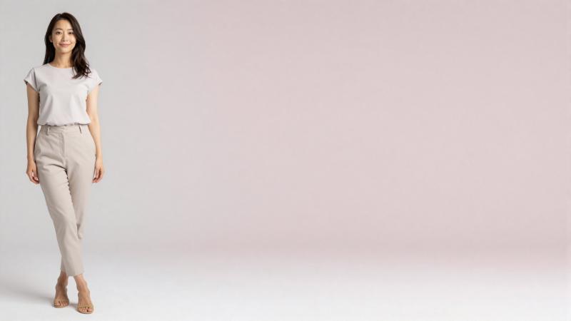 求人バナー素材: ピンクとダイアモンド