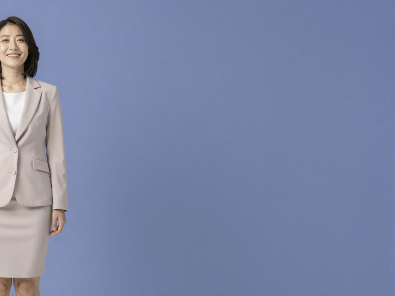 求人バナー素材: 力強い青の背景