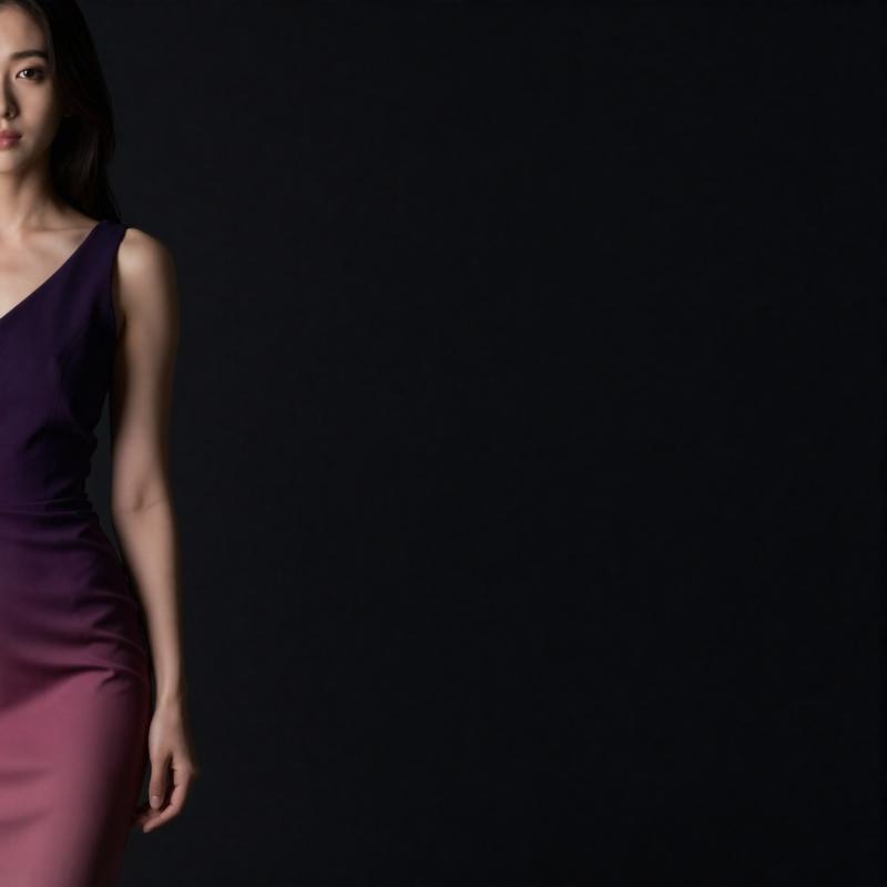 求人バナー素材: 紫からピンク