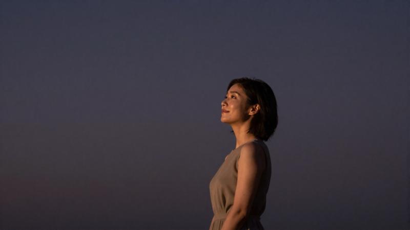 求人バナー素材: エレガントな黒紫空間