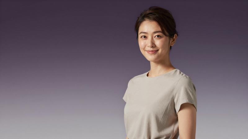 求人バナー素材: フレンドリーな黒紫