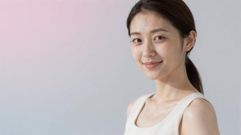 求人バナー素材: 活力ある水色グラデ