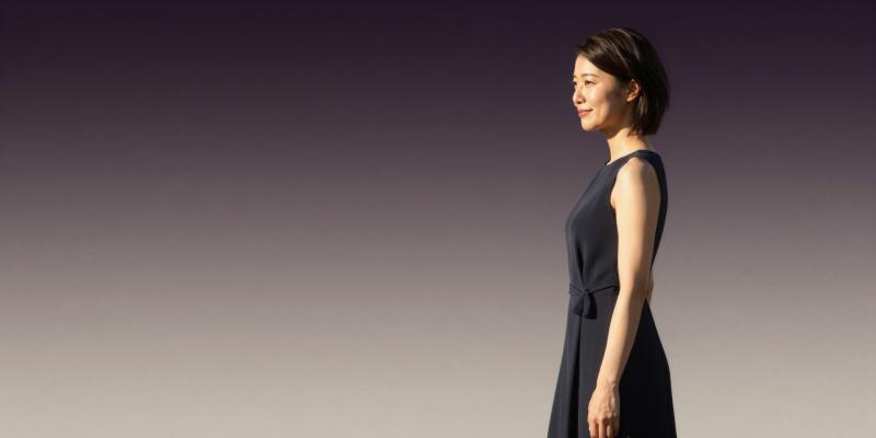 求人バナー素材: エレガントなシルエット