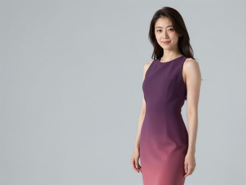 求人バナー素材: 優雅な紫ピンク