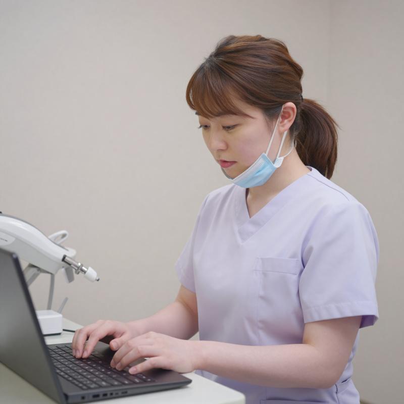 歯科クリニックで記録する歯科衛生士