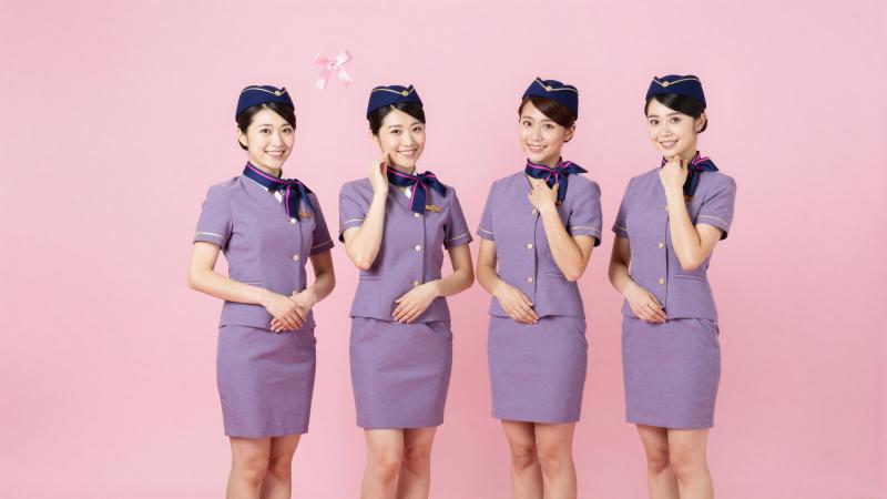 コンカフェ求人：リボンとCA制服で華やかに！