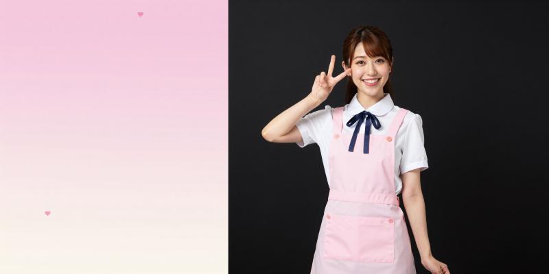 可愛いカフェ風ガールズバー求人